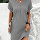 Emilia - Vestido estiloso com efeito barriga lisonjeiro