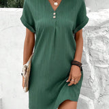 Emilia - Vestido estiloso com efeito barriga lisonjeiro
