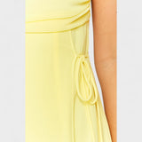 Vestido maxi amarelo