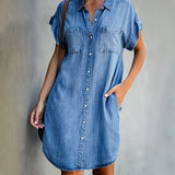 Moda Lusitana - Vestido-camisa com botões