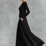 Norfy - Roupa elegante com pregas fluidas