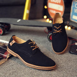 Sapatos de negócios Oxford de camurça