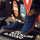 Sapatos de negócios Oxford de camurça