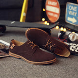Sapatos de negócios Oxford de camurça