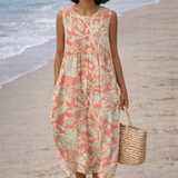Moda Lusitana - Vestido Midi Estampado