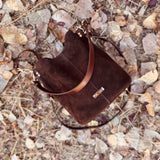 Moda Lusitana - Mala de Ombro Suede Casual