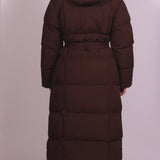Long Padded Winter Coat with Cozy Warmth