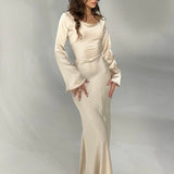 Moda Lusitana - Vestido Longo com Mangas