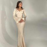 Moda Lusitana - Vestido Longo com Mangas