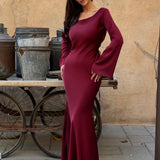 Moda Lusitana - Vestido Longo com Mangas