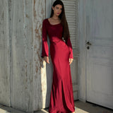 Moda Lusitana - Vestido Longo com Mangas