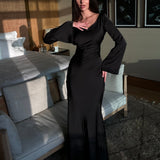 Moda Lusitana - Vestido Longo com Mangas
