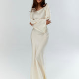 Moda Lusitana - Vestido Longo com Mangas
