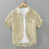 Camisa casual com textura