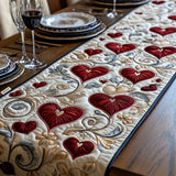 Caminho de Mesa Acolchoado Camadas dos Amor