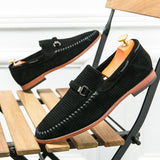 Mocassins de couro chiques