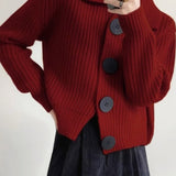 Moda Lusitana - Cardigan de Tricô com Gola