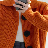 Moda Lusitana - Cardigan de Tricô com Gola