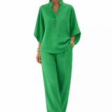 Moda Lusitana - Conjunto de Linho Elegante