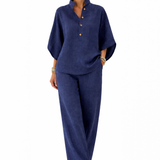 Moda Lusitana - Conjunto de Linho Elegante