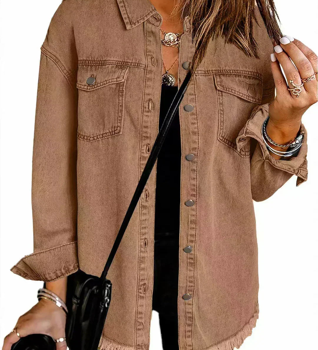 Stefania™ | Jaqueta jeans atemporal