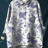 Elise™ | Blusa Floral Clássica
