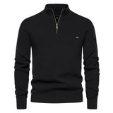 Camisola com fecho de correr de luxo