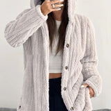 Nora Teddy Jacket with Hood