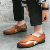 Mocassins de couro vintage