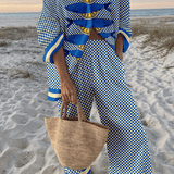 Moda Lusitana - Conjunto Elegante de Lino-Cotone