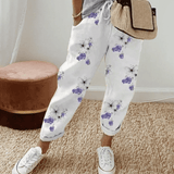 Moda Lusitana - Calças Estilo Casual com Estampa Moderna