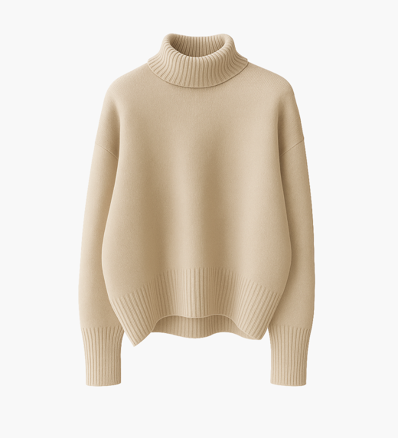 Soft High-Neck Sweater