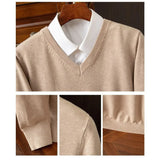 Camisola com decote em V chique