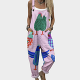 Moda Lusitana - Salopete Estampada Confortável