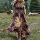 Celestine |Vestido floral fluido e sob medida