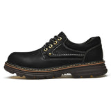 Sapatos Oxford de couro estilo britânico
