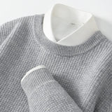 Camisola de malha de caxemira elegante