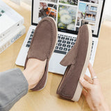 Mocassins casuais de camurça