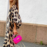 Lisa™ - Vestido com estampa de leopardo