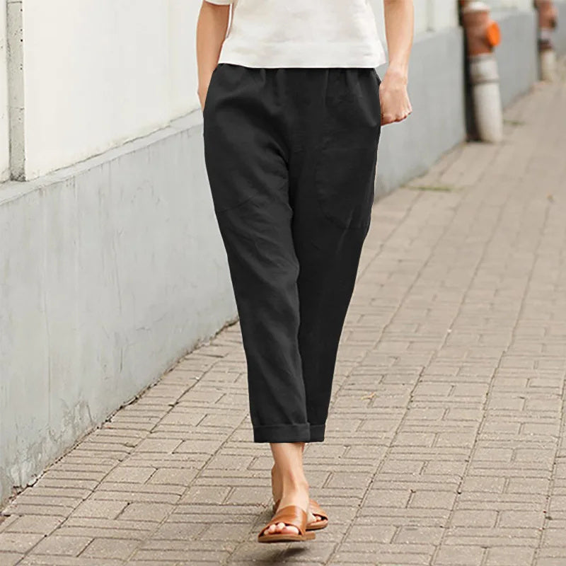 Relaxed Pants with Pockets