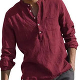 Camisa de algodão respirável
