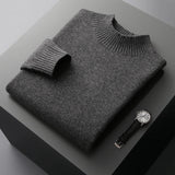 Camisola de caxemira dupla espessura