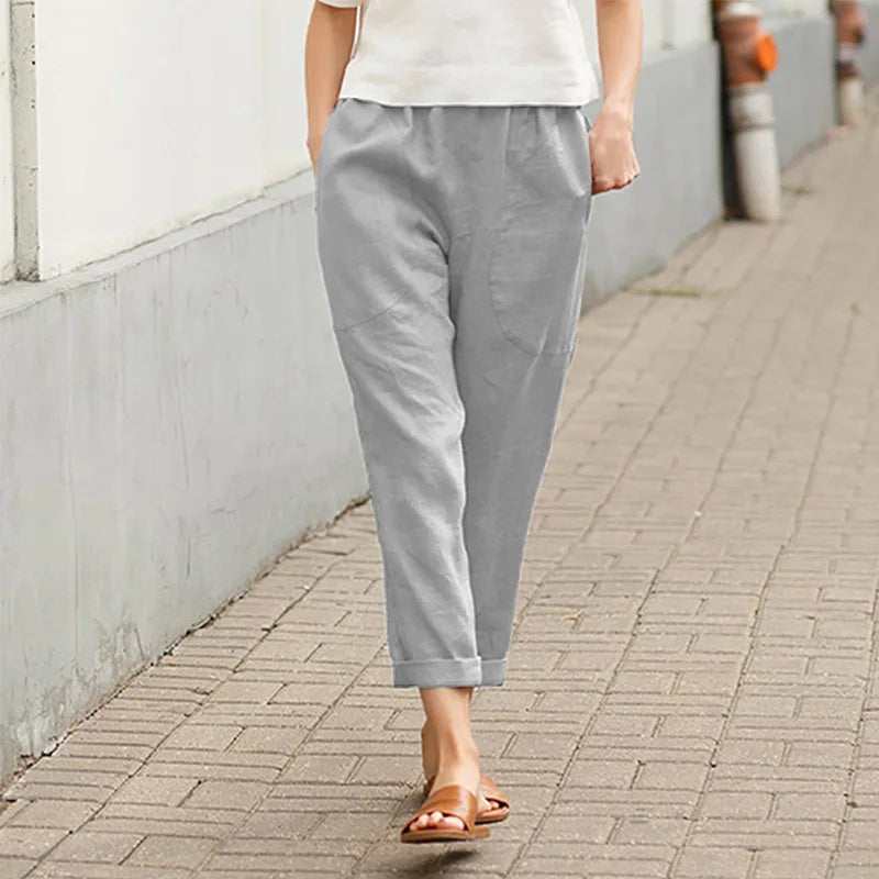 Relaxed Pants with Pockets