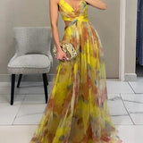 Moda Lusitana - Vestido Longo Floral Estilo Romântico