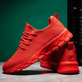 Sapatos Ultra-Confortáveis Respiráveis: Vermelho