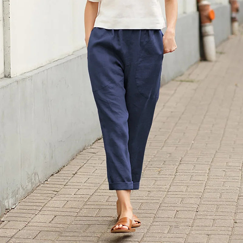 Relaxed Pants with Pockets