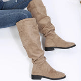 Gunilla Sleek Low-Heel Boots