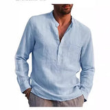 Camisa de algodão respirável