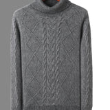 Camisola de caxemira com padrão elegante