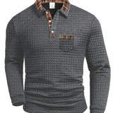 Camisa pólo com padrão